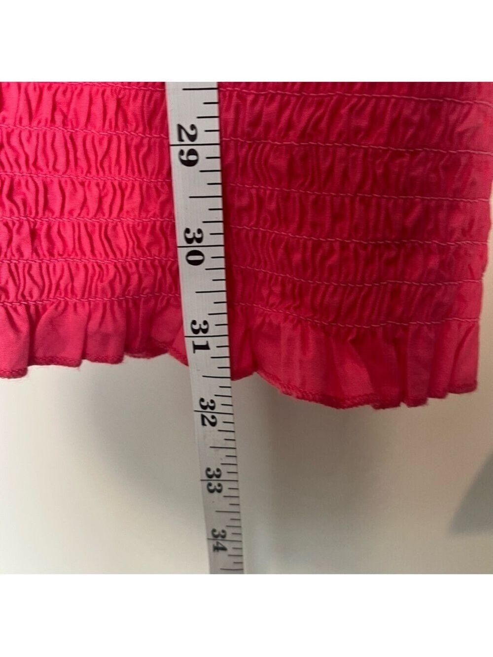 Free People Iyla Smocked Mini Dress Pink XL Adjustable Straps - Picture 13 of 14